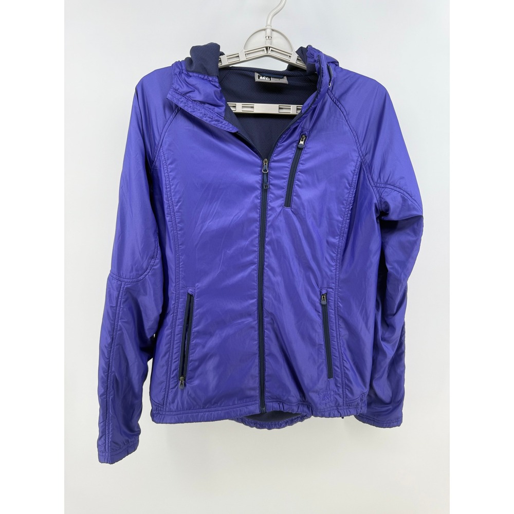 REI Co-op Polartec Alpha Pertex Quantum Women's Purple Hooded Jacket Size‎ S